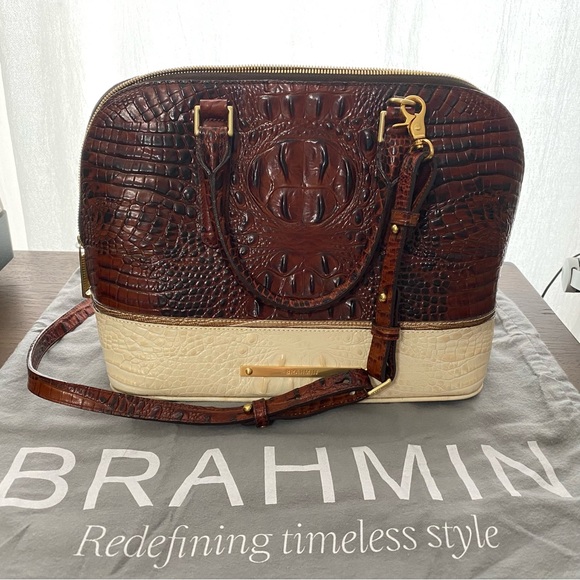Brahmin Bags Brahmin Vivian Dome Satchel With Matching Wallet